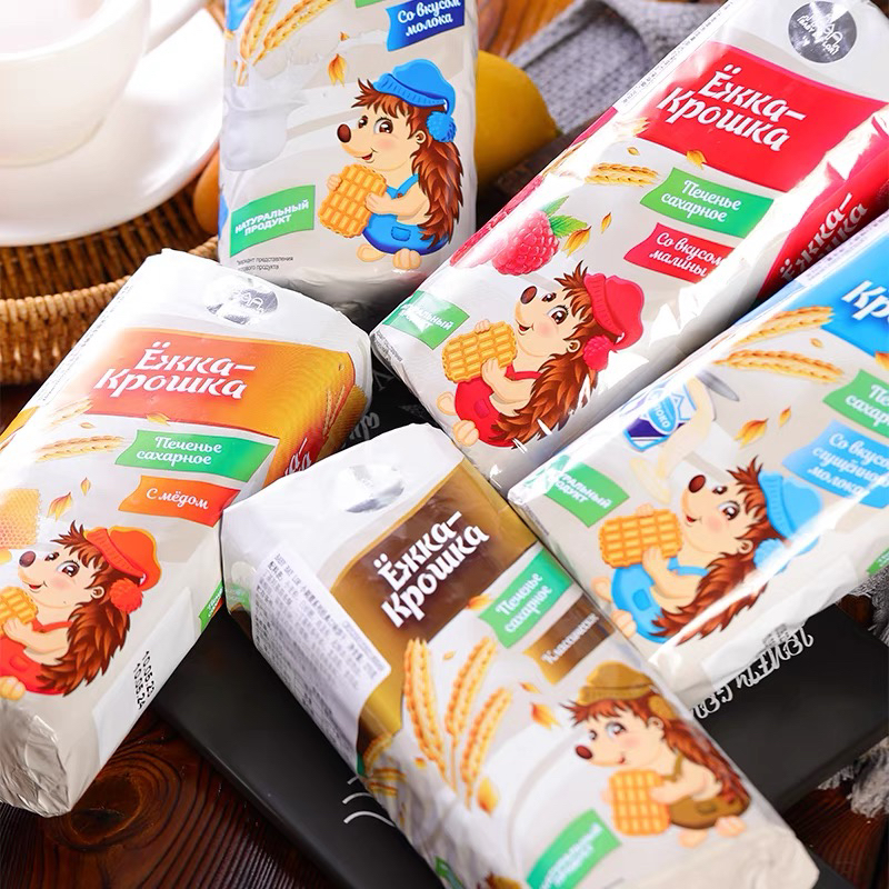 俄罗斯进口饼干小刺猬早餐饼275克