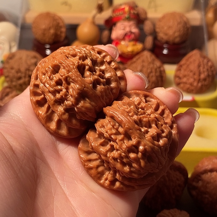 吊坠文玩核桃45白狮子