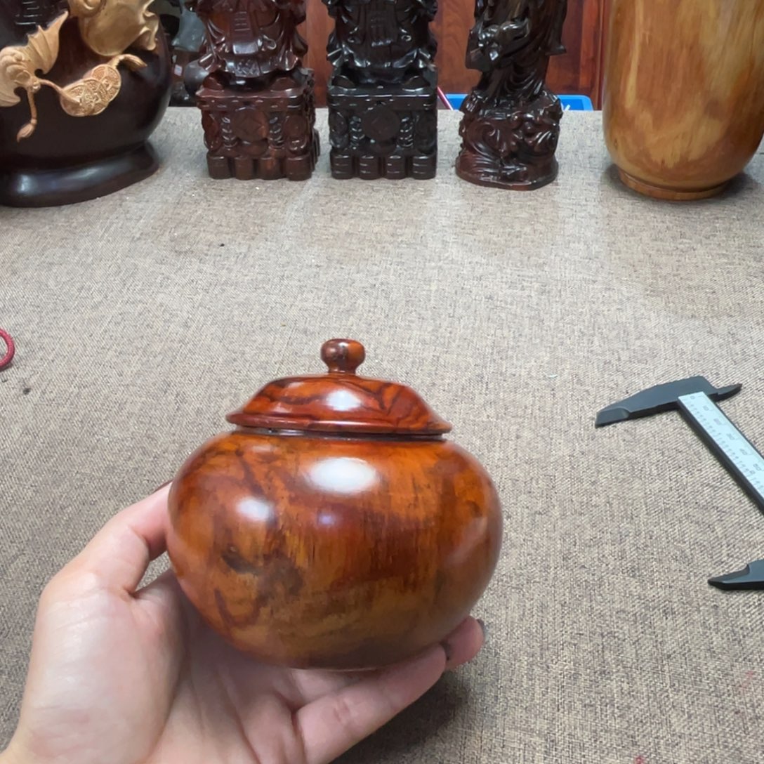 黄花梨/降香黄檀新料罐子