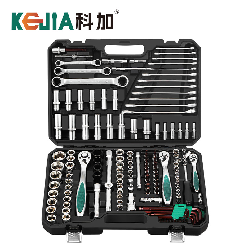科加 151件套72齿汽修工具套装套筒扳手工具组合套装修车工具箱维