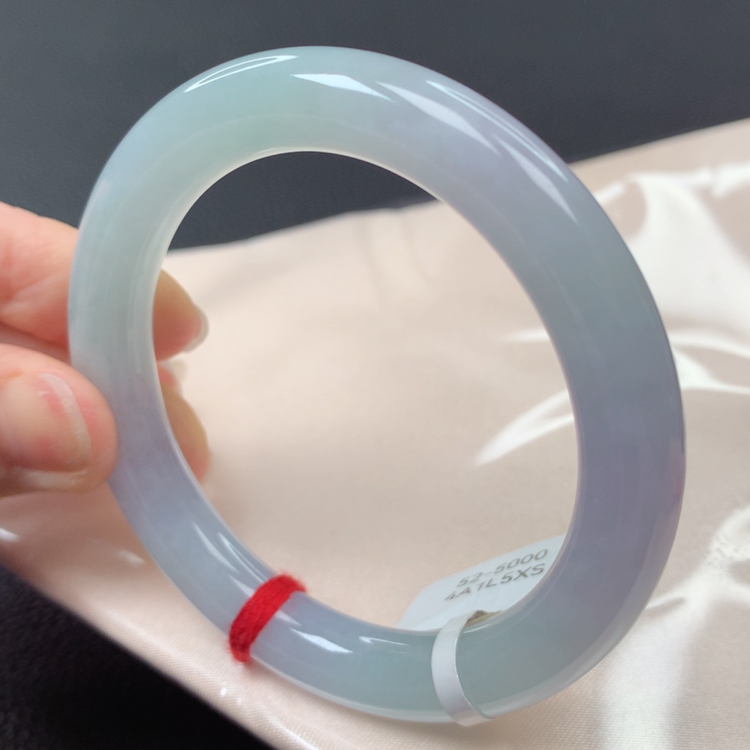 【闪购商品】翡翠手镯未镶嵌63号圆条xs52