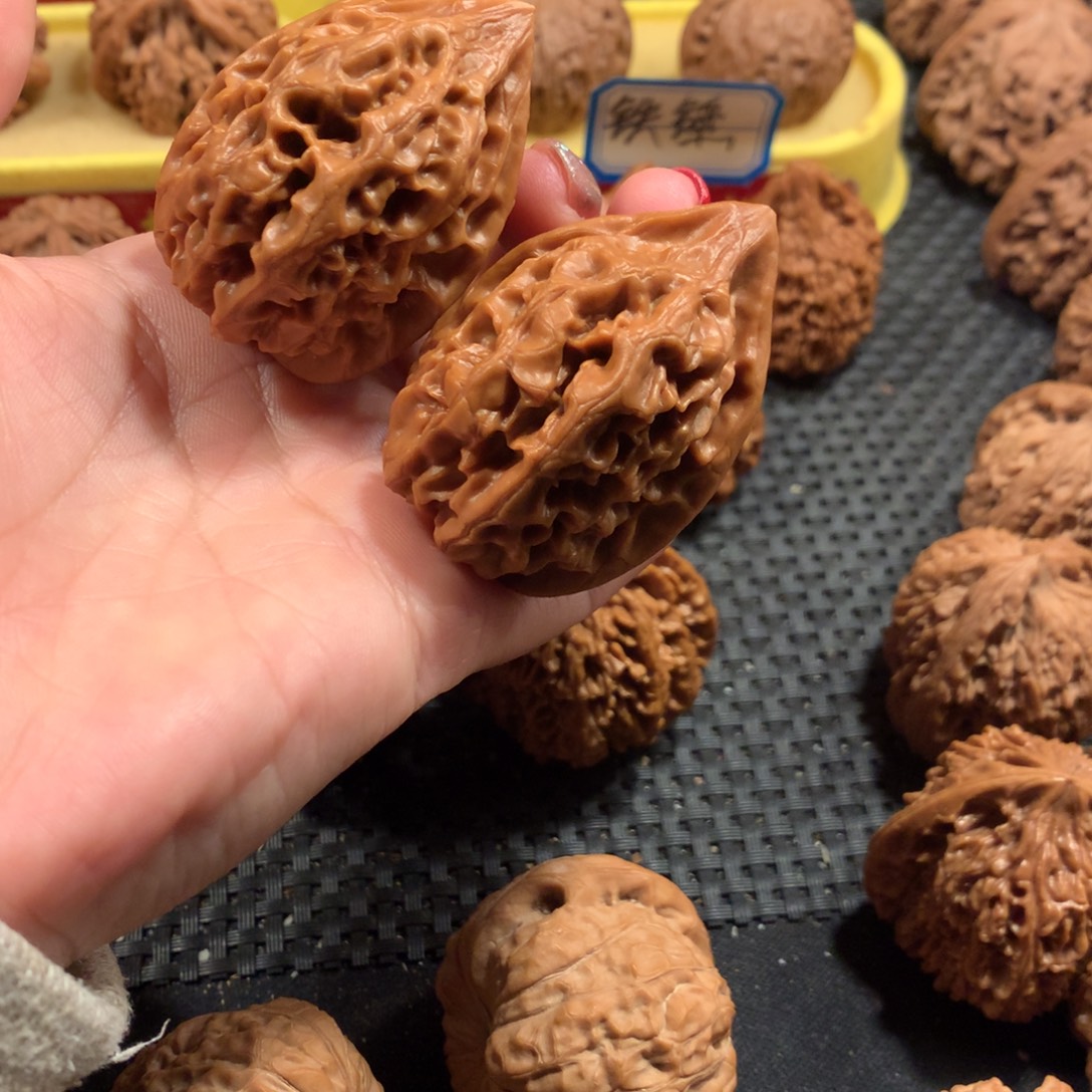 文玩核桃把件平谷火苗