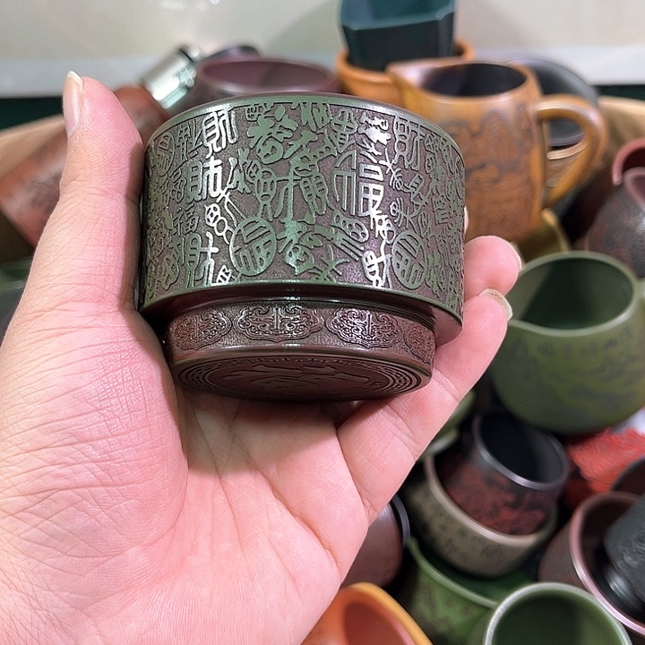 茶杯紫砂全手工紫砂主人杯