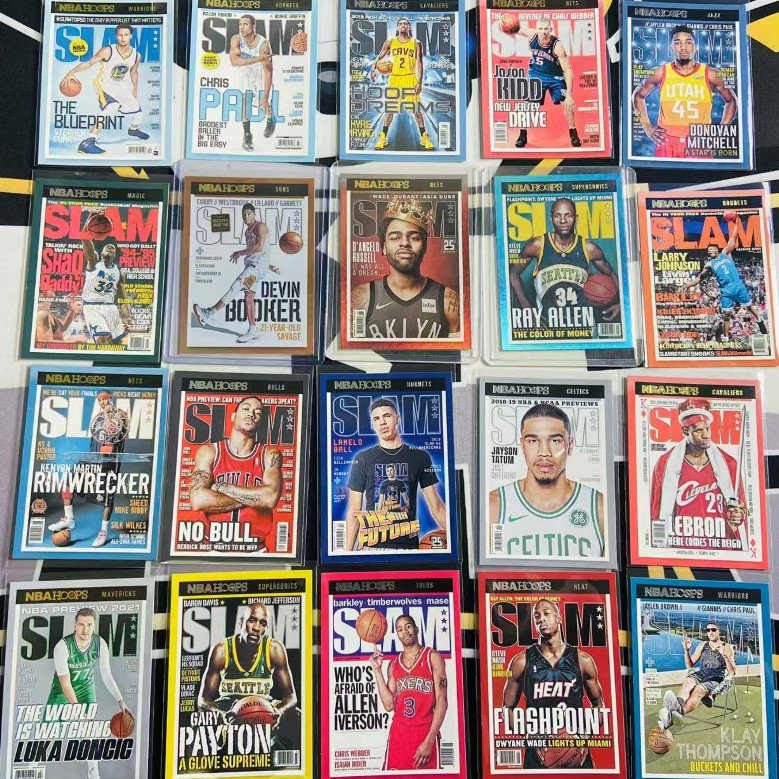 21-22Hoops杂志特卡 全套20张齐 只有一张不是金标 6张银折