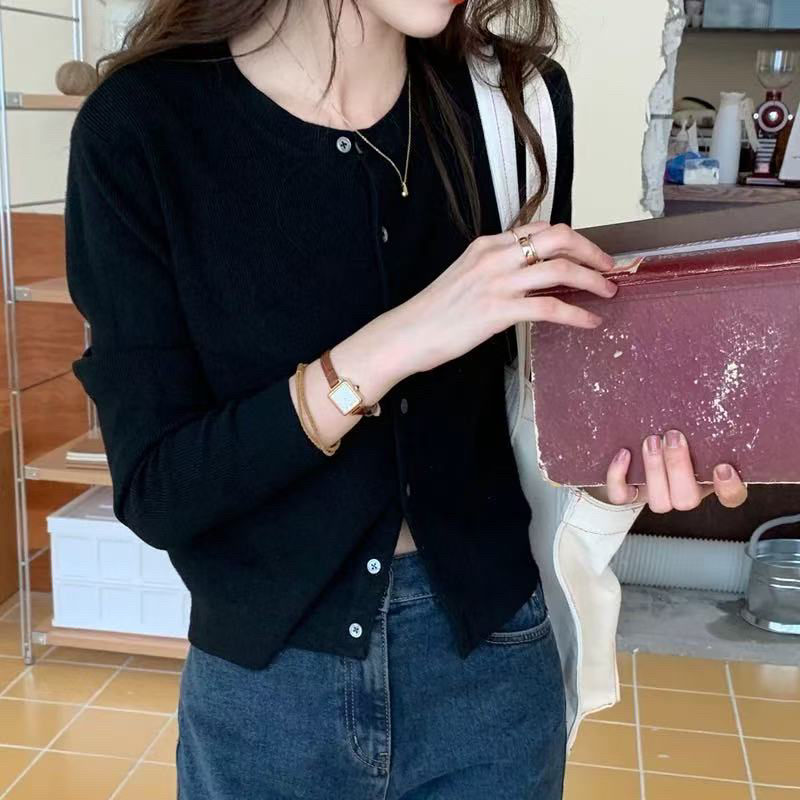 简约 高级感 小羊羔绒 山羊绒开衫外套 6019