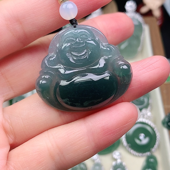 颈饰未镶嵌翡翠吊坠