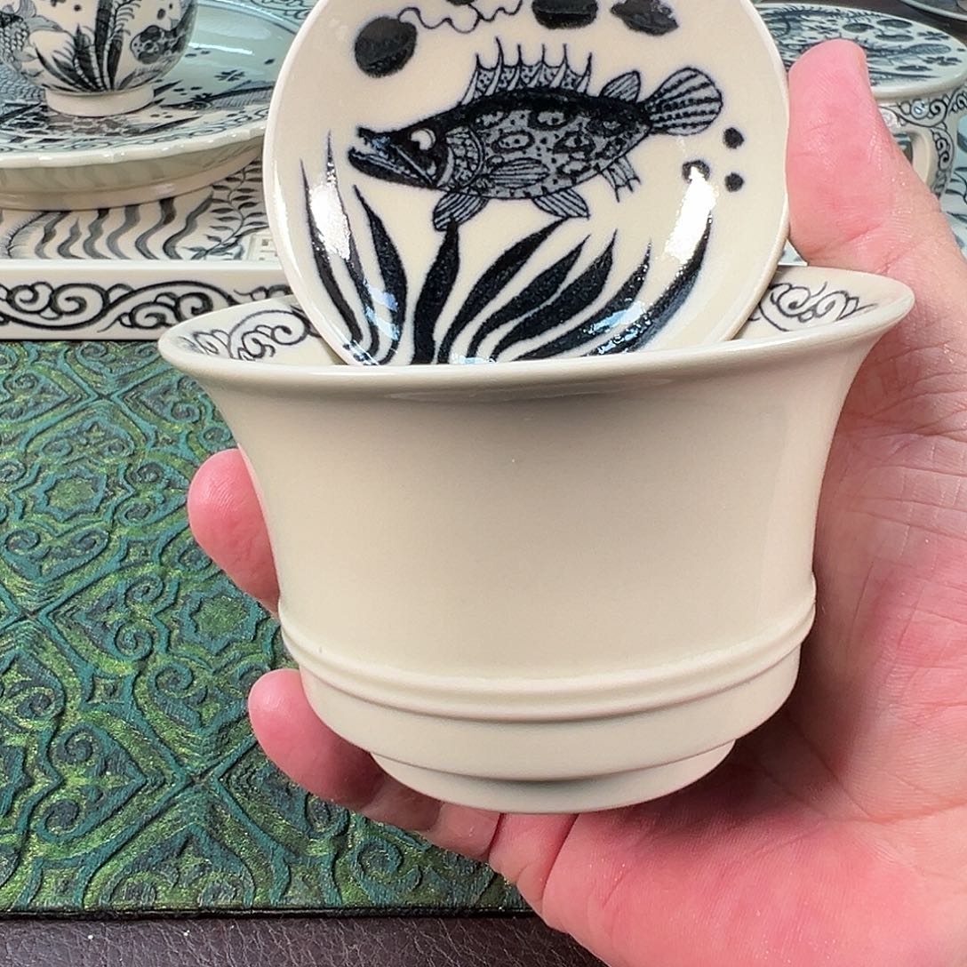 陶景德镇手工手绘陶瓷