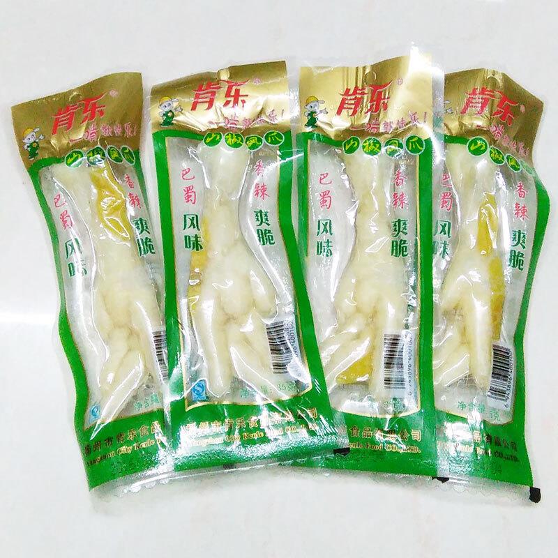 肯乐凤爪泡椒凤爪啃乐鸡爪鸡脚野山椒风爪*0整小