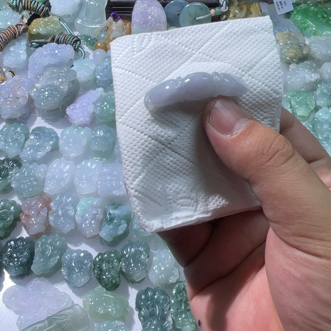 翡翠未镶嵌颈饰天然