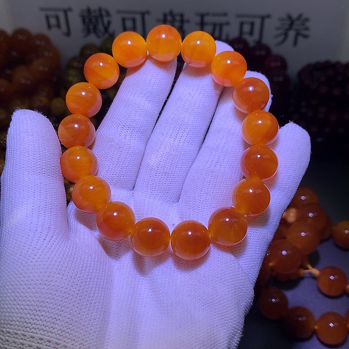 手串/手链松木（琥珀木）1.3 包浆高货