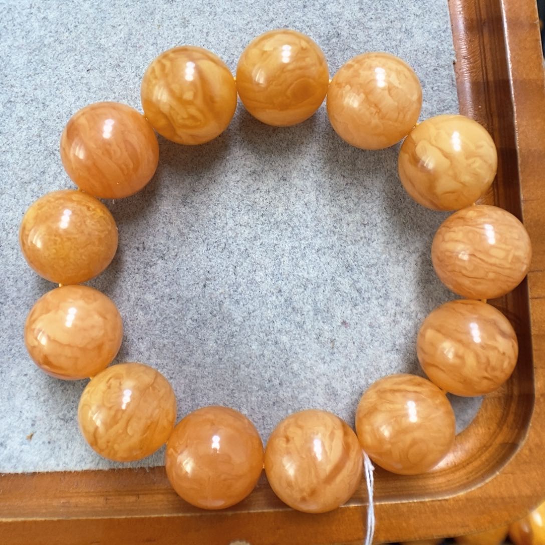 蜜蜡手串未镶嵌蜜蜡手串