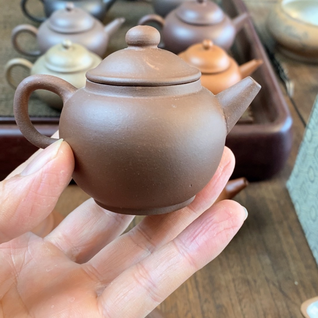 紫砂茶壶瑕疵巨轮容量70cccc左右