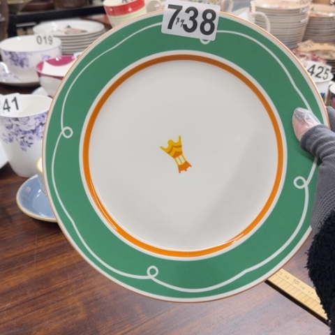 泥塑磁州窑出口尾货盘口径26.5