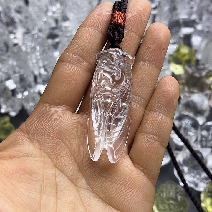 水晶摆件未镶嵌吊坠