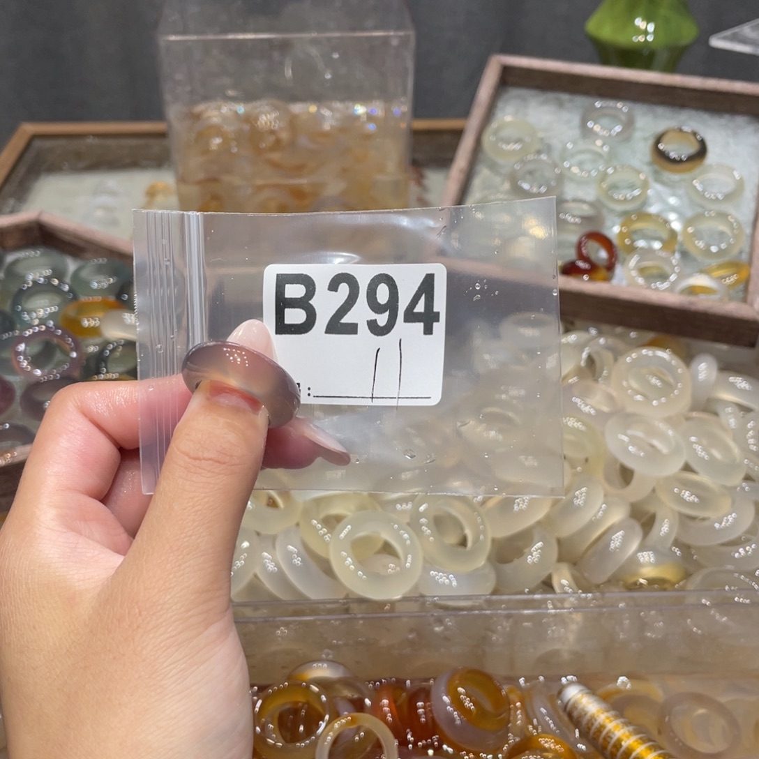 玛瑙/玉髓未镶嵌戒指294