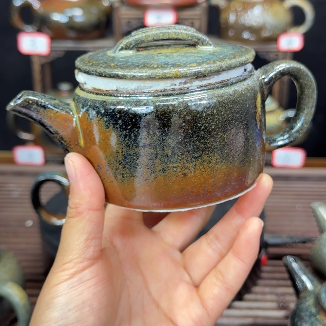 老***陈茶壶紫砂紫泥制作