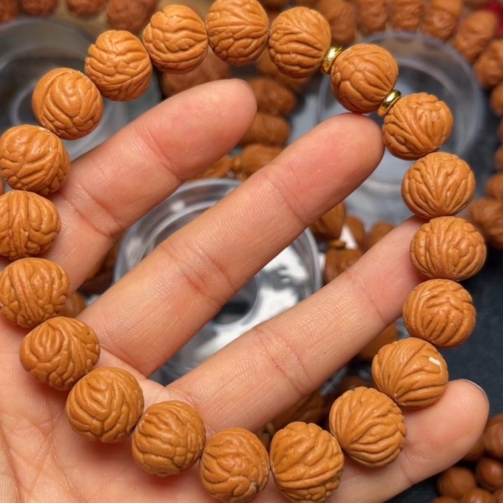 桃核手串龙纹桃核17