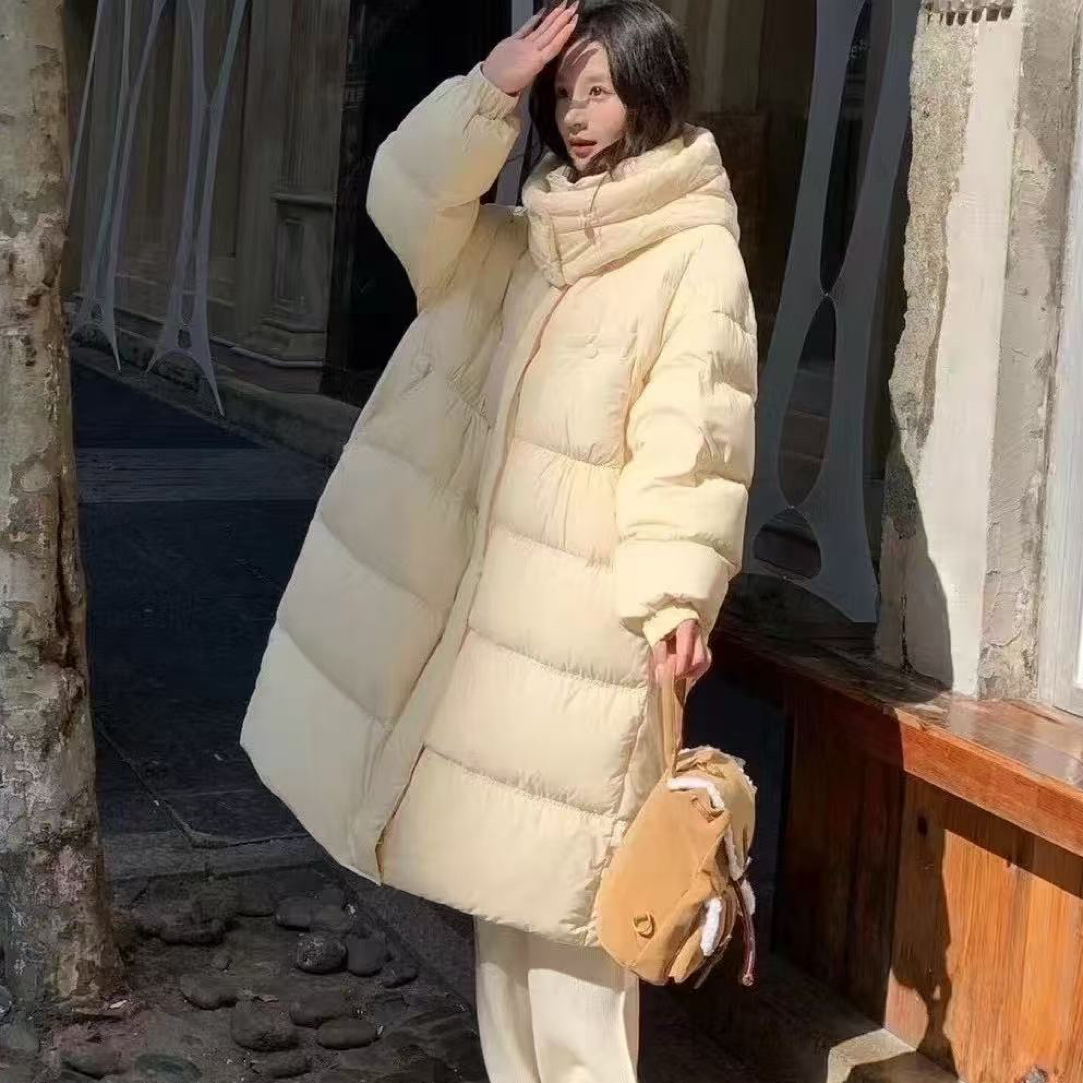 【猫本家】两色鹅羽羽外套