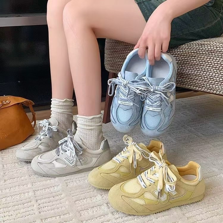 嘉嘉推荐#578【夏季-薄款】网面透气软底阿甘德训鞋