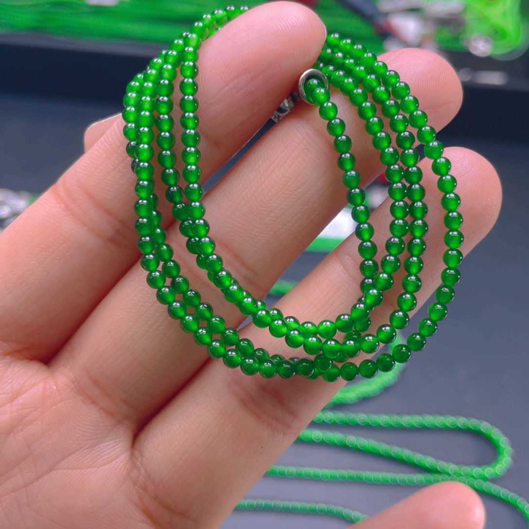 翡翠项链未镶嵌，1