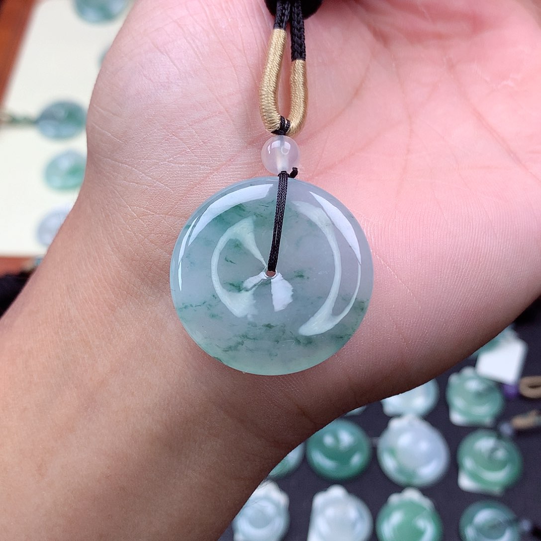 颈饰未镶嵌翡翠18 尺寸31-5.5