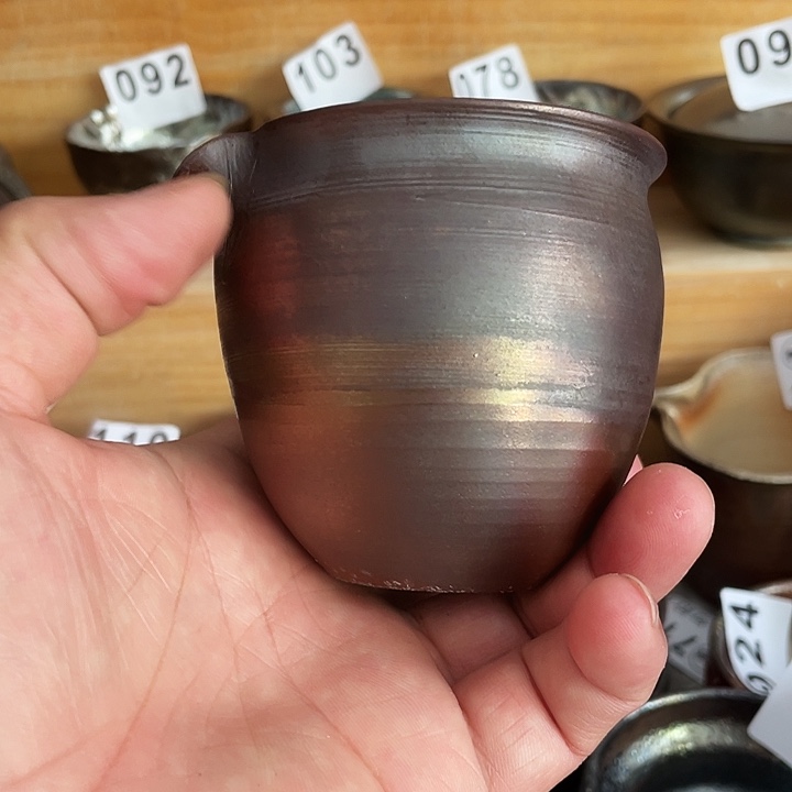 茶杯紫泥國*堂柴烧纯手工104