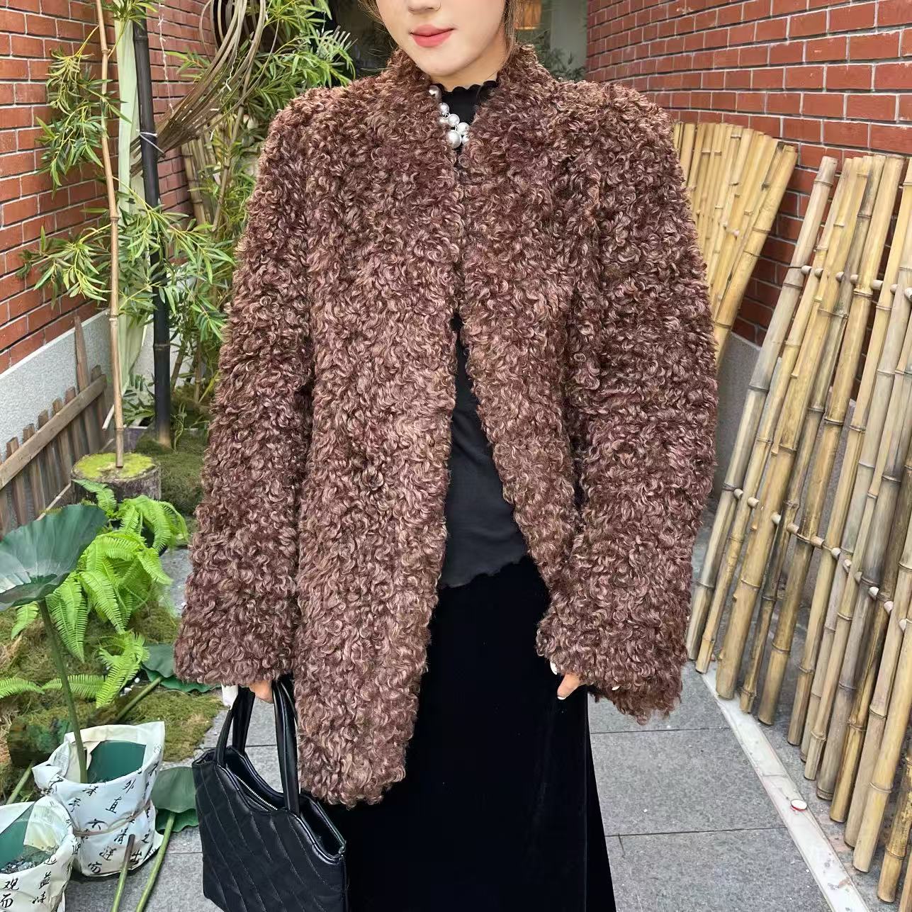 冬季新款设计感小众外套加厚洋气轻奢百搭气质休闲高级感宽松