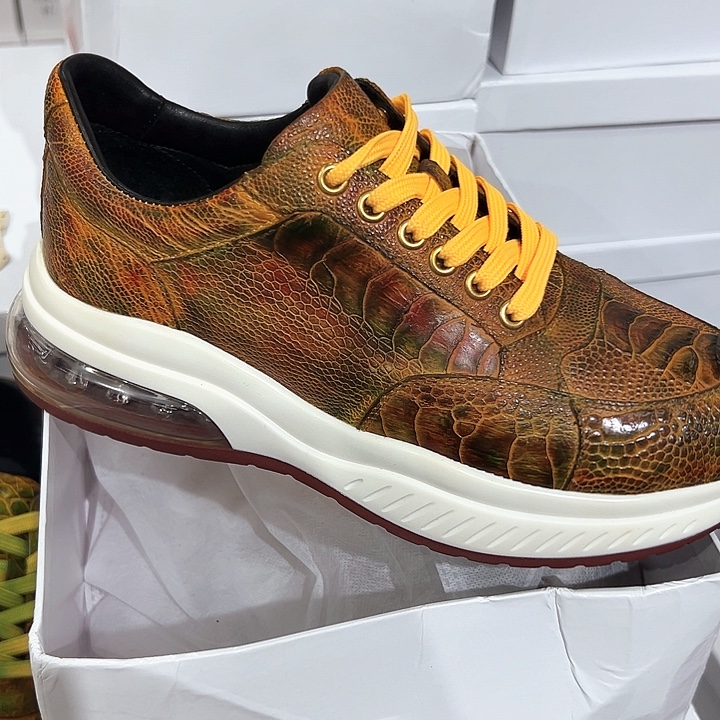 行***界磨砂皮（牛皮）鸵鸟脚皮擦40码