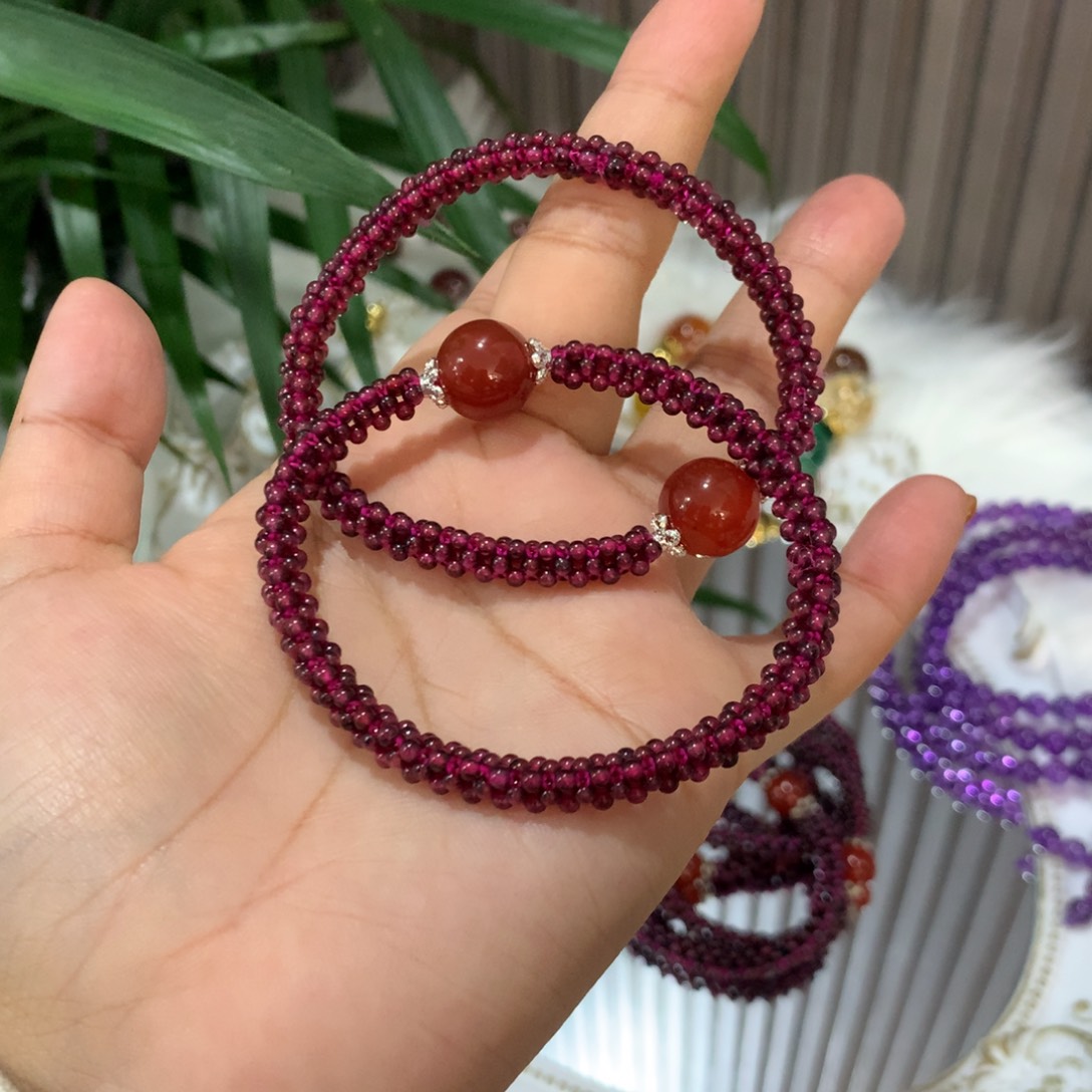 水晶未镶嵌手链手链