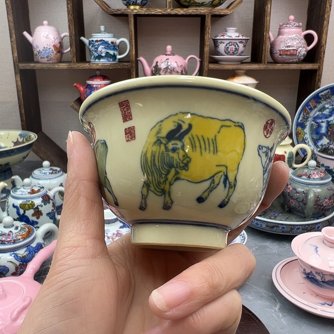 摆件陶景德镇陶瓷567老厂瓷106