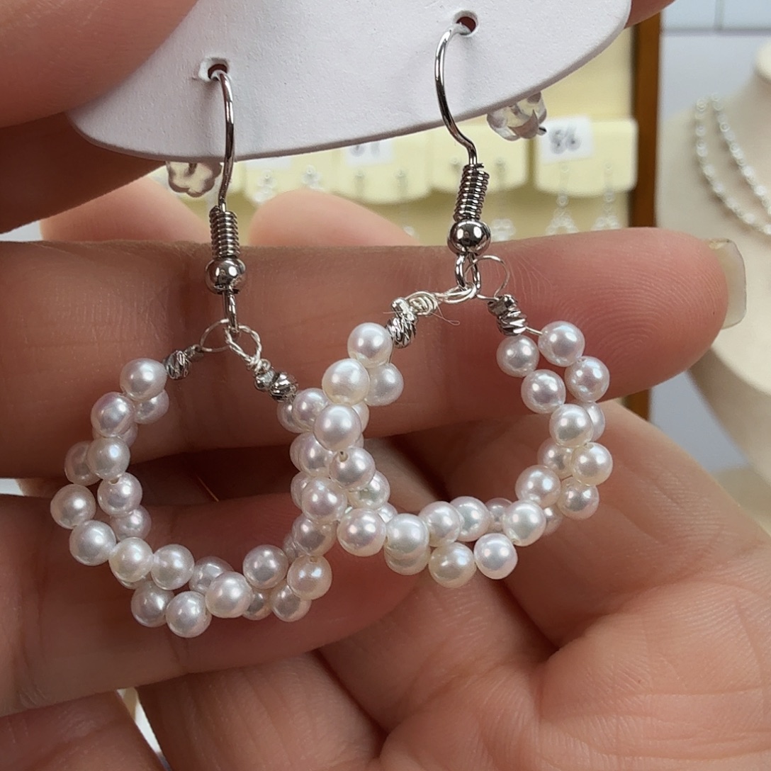 未镶嵌耳饰淡水珍珠