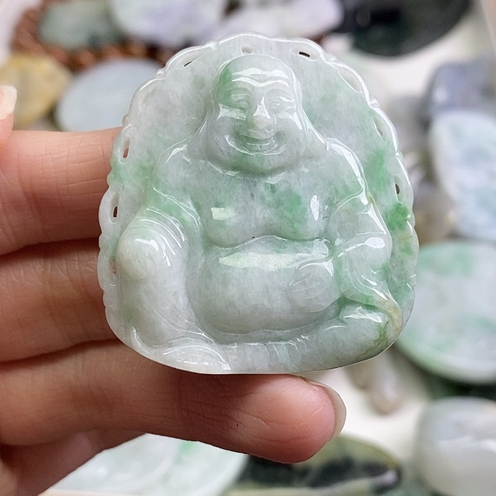 翡翠未镶嵌颈饰天然翡翠90