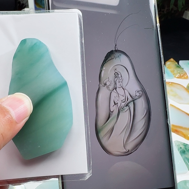 定制翡翠未镶嵌翡翠首饰
