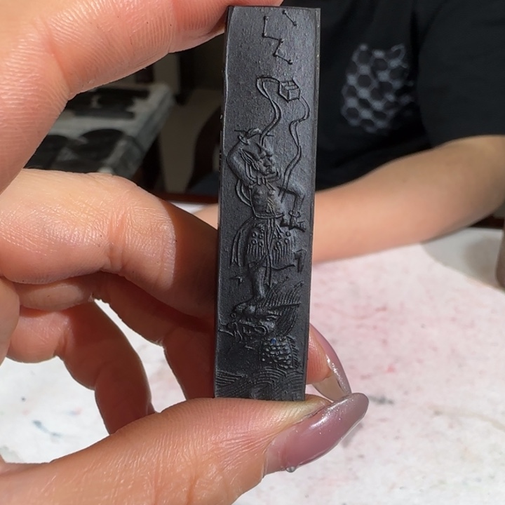 张***辉动物黑小魁星的一墨