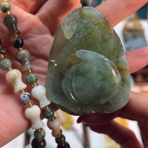 岫玉挂件未镶嵌挂件