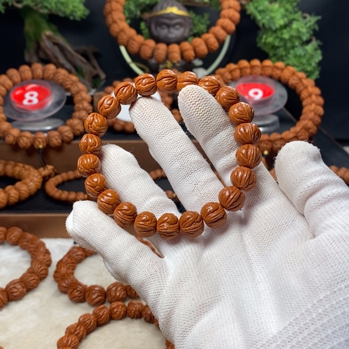 桃核吊坠如****3秦岭龙纹