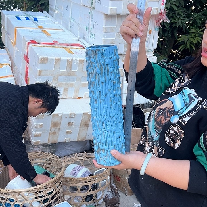 瓶高度36厘米口径8厘米微瑕捡漏