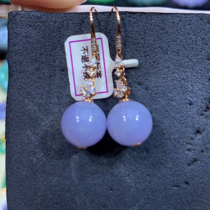 翡翠18K金镶嵌手链翡翠