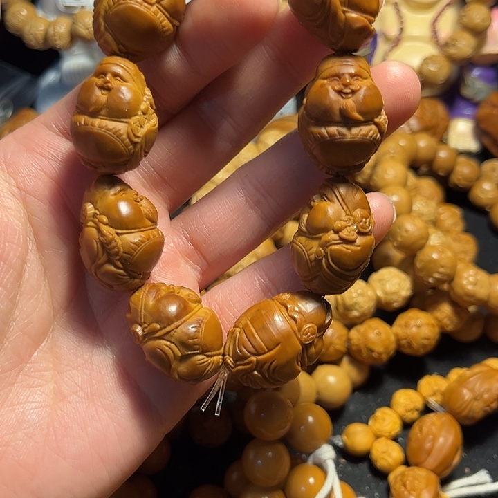 橄榄核手串/手链胖财神长款