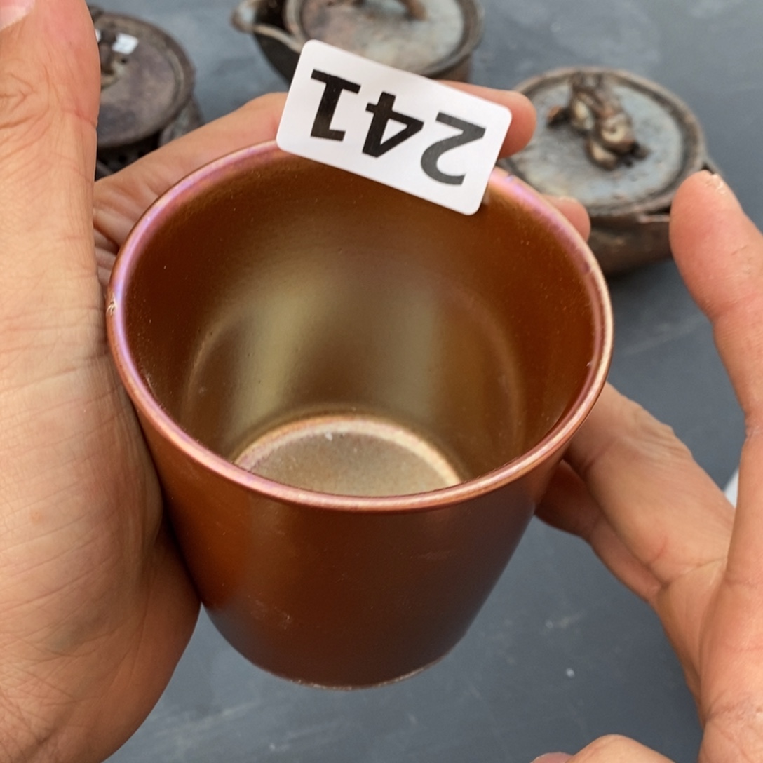 柴烧茶具陶瓷杯子