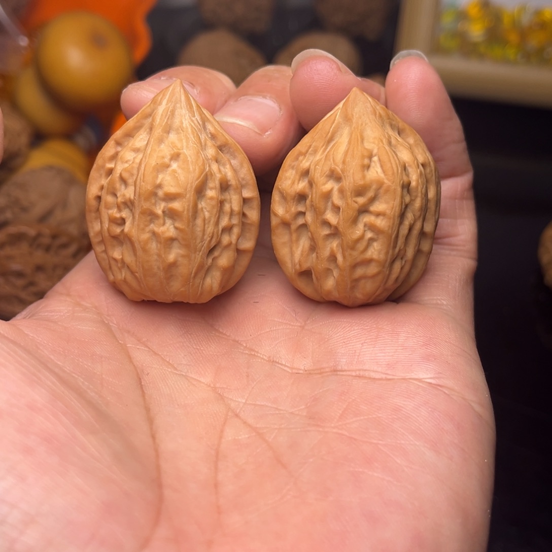 文玩核桃把件32瓷瓶鸭嘴