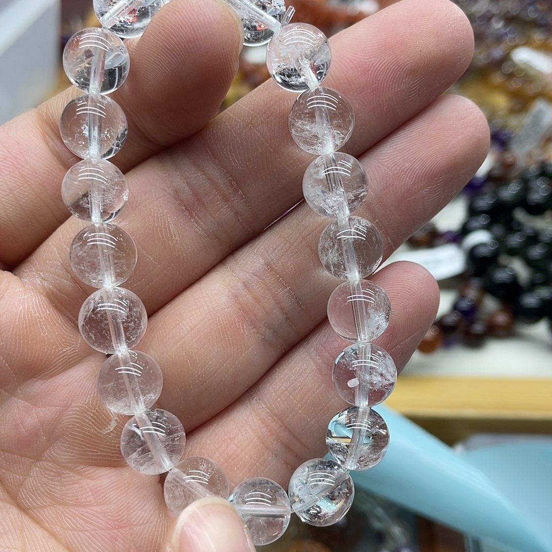 未镶嵌水晶手链天然