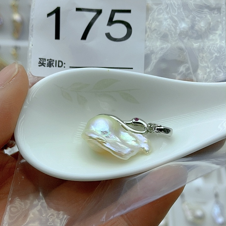 淡水珍珠颈饰银S925镶嵌