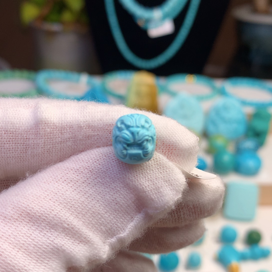 绿松石珠宝奇石未镶嵌