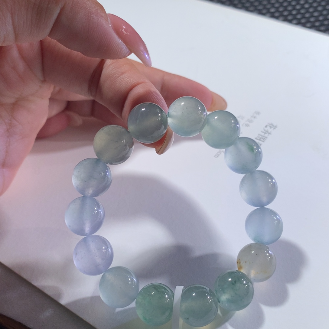 未镶嵌手串翡翠卡12精品福利款