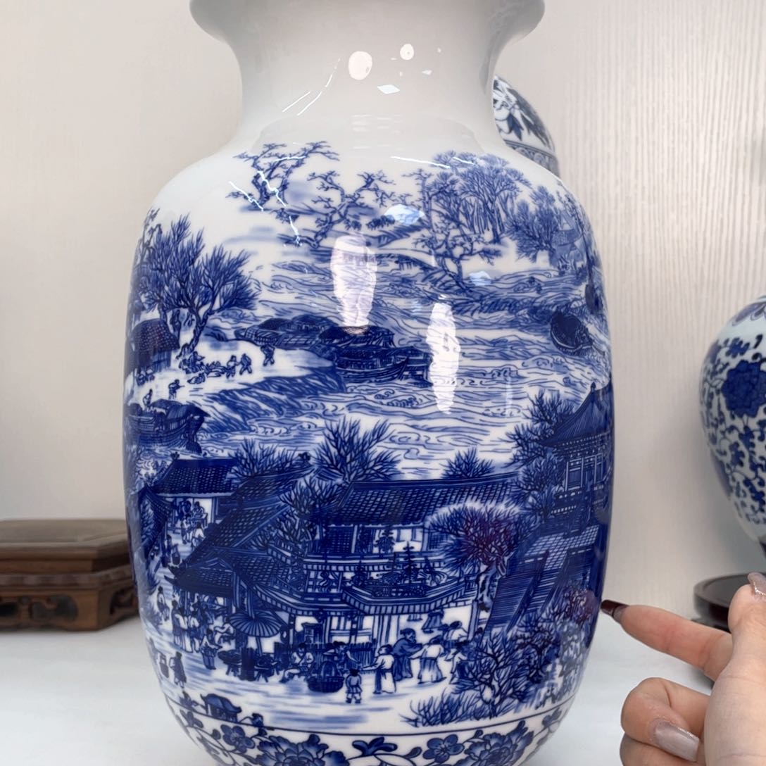 摆件景德镇陶瓷现代工艺品摆件