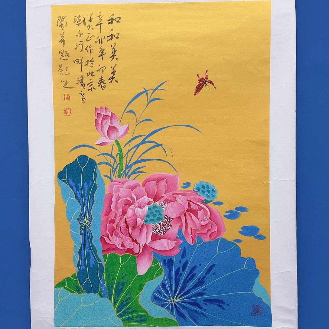 国画多次参加国内外大型