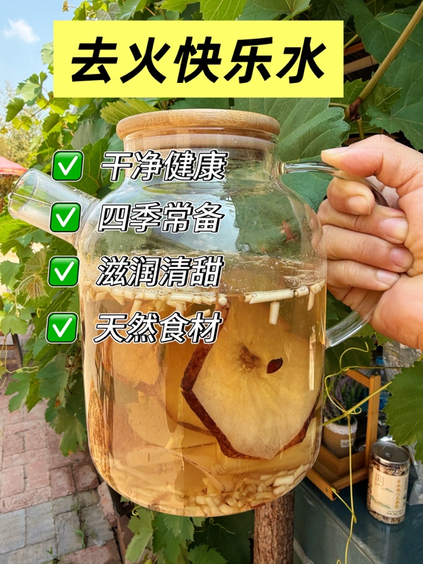 【调理脾胃】儿童竹蔗茅根雪梨茶小孩凉茶竹蔗水清热去火茶泡水