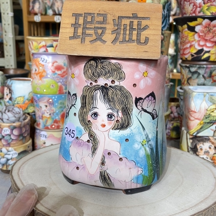 红陶景德镇艺术手绘作品