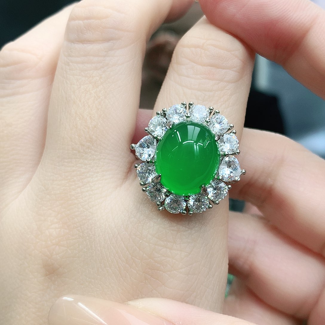 合金戒指玛瑙/玉髓